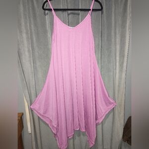 Women's "Canari" Rose/Blush Camisole Spaghetti Strap Maxi Slip Dress size 2 XL